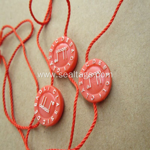 White ground copper hot stampling logo tag seal